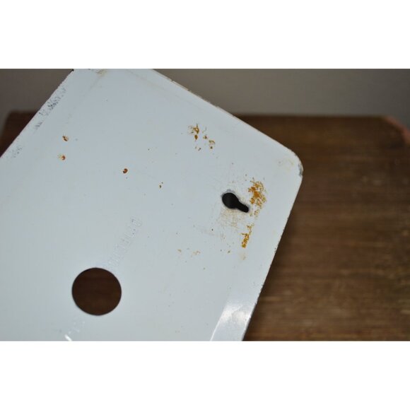 Vintage Detecto Hand Painted Floral Metal Tissue Box Dispenser READ - Picture 5 of 13